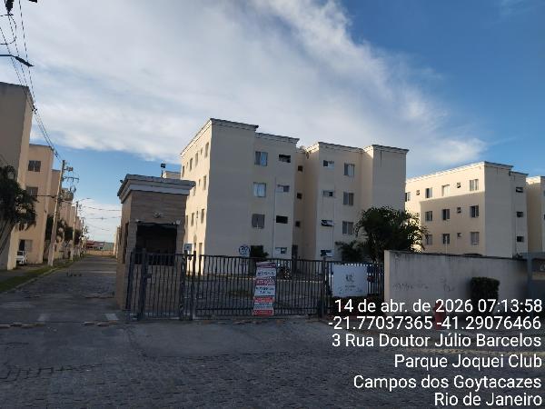 Apartamento em Campos dos Goytacazes, Parque Joquei Club, Rua JÚLio Barcelos, N. 378, Apto 104, Bl 03, RJ. Área: 45.96m2