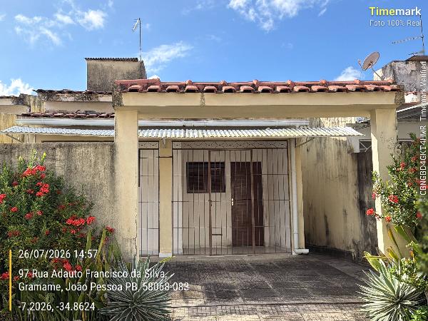 Casa em João Pessoa, Gramame, Rua Adauto Francisco Da Silva, N. 132, Cs 136, PB. Área: 67.57m2
