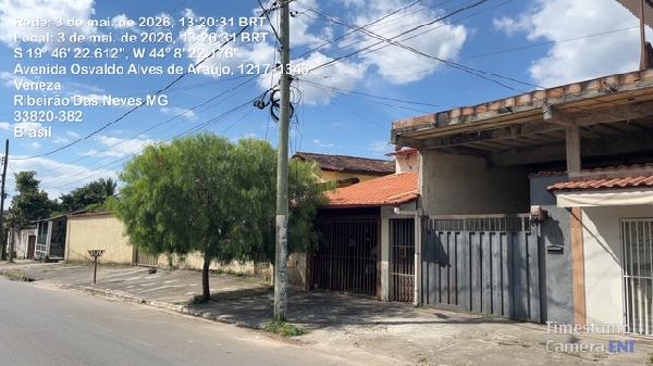 Casa em Ribeirão das Neves, Veneza, Avenida Oswaldo Alves Araujo, N. 1217, Cs 04 Lt 16 Qd 85, MG. Área: 48.65m2