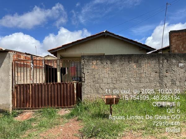Casa em Águas Lindas de Goiás, Mansoes Imperatriz, Quadra 04, N. Sn, Lt 07-A2 - Rua Ar 4, GO. Área: 66.5m2