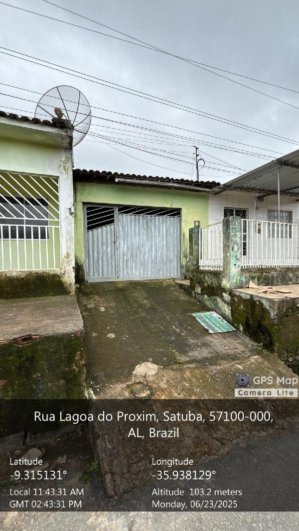 Casa em Murici, Centro, Rua Gilmar Antonio Zardo, N. 50,, AL. Área: 54.6m2