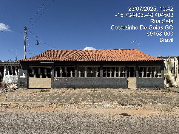 Casa em Cocalzinho de Goiás, Girassol, Rua 07 Quadra 66 Lote 17, N. Sn,, GO. Área: 118.98m2