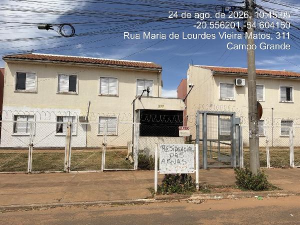Apartamento em Campo Grande, Jardim Paulo Coelho Machado, Rua Maria De Lourdes Vieira Matos, N. 277, Apto 02, Bl 05, MS. Área: 42.91m2 Apartamento em Campo Grande, Jardim Paulo Coelho Machado, Rua Maria De Lourdes Vieira Matos, N. 277, Apto 02, Bl 05, MS. Área: 42.91m2