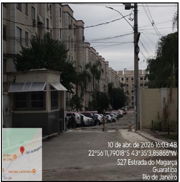 Apartamento em Rio de Janeiro, Guaratiba, Estrada Do Magarça, N. 1051, Apto 109, Bl 03, RJ. Área: 56.39m2