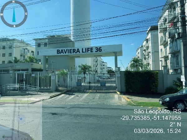 Apartamento em São Leopoldo, Santos Dumont, Rua Tome De Souza, N. 36, Apto 32, Bl 03,  Qd Sn, Zn 20, St B,, RS. Área: 42.52m2