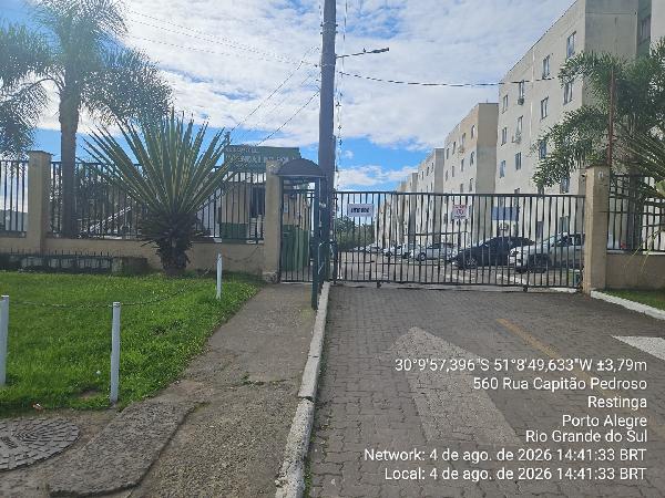 Apartamento em Porto Alegre, Restinga, Rua Capitao Pedroso, N. 560, Apto 203, Bl 09, RS. Área: 38.72m2