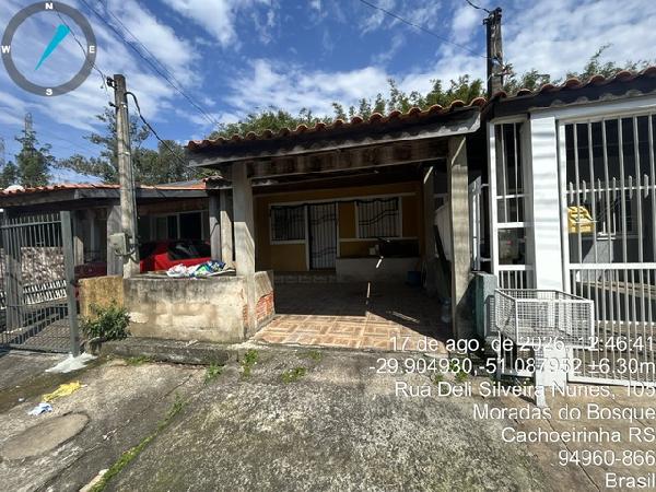 Casa em Cachoeirinha, Morada Do Bosque, Rua Deli Silveira Nunes, N. 101, Cs 02 Lt A3 Qd B1, RS. Área: 42m2