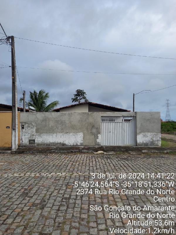 Casa em São Gonçalo do Amarante, Trigueiros, Loteamento Brasil, N. Sn, Quadra 19, RN. Área: 54.21m2