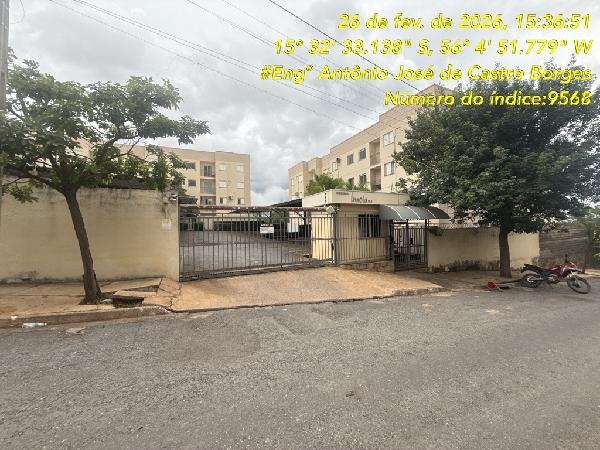 Apartamento em Cuiabá, Parque Residencial Das Nacoes Indigenas, Rua Seis E Sete, N. 154, Apto 33, 3º Andar, Torre 3, Qd 5, MT. Área: 45.92m2