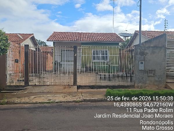 Casa em Rondonópolis, Jardim Residencial Joao Moraes, Rua Padre Rolim, N. Sn, Qd02 N15, MT. Área: 51.98m2