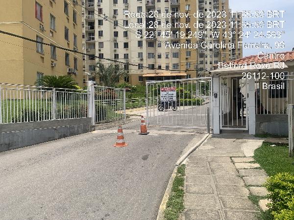 Apartamento em Belford Roxo, Areia Branca, Rua Carolina Ferreira, N. 192, Apto 1204, Bl 04, Lt C, RJ. Área: 46.53m2