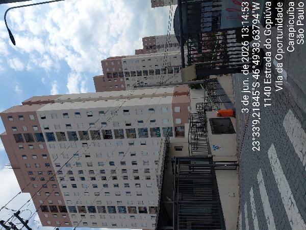 Apartamento em Carapicuíba, Vila Silvania, Estrada Do Copiuva, N. 1140, Apto 154, 15 Pv  Bl 02, SP. Área: 43.91m2