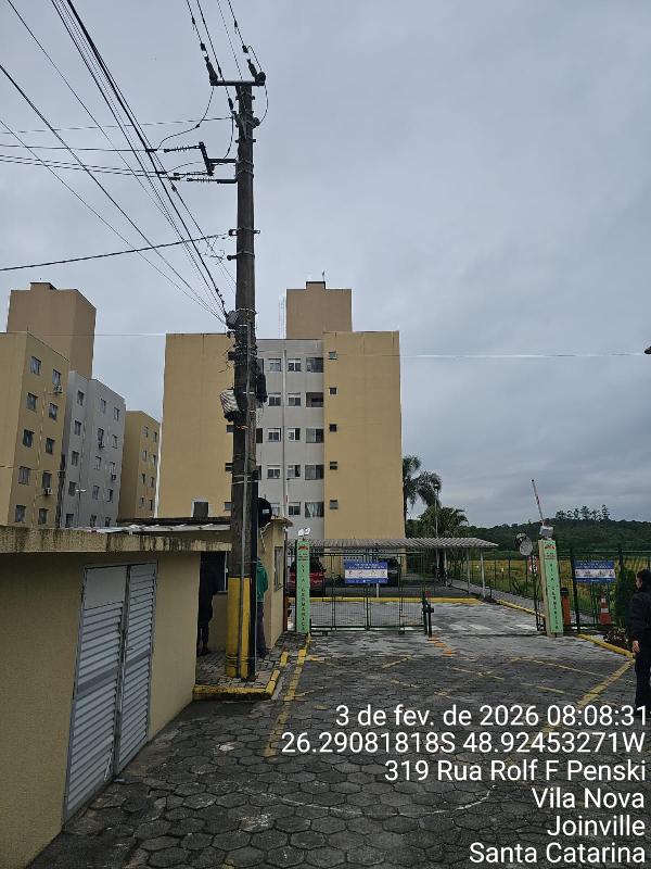 Apartamento em Joinville, Vila Nova, Rua Rolf F Pensky, N. 220, Apto 306, Bl B Vg 73, SC. Área: 51.56m2