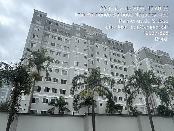 Apartamento em São José dos Campos, Palmeiras De Sao Jos, Rua Raimundo Barbosa Nogueira, N. 451, Apto 1101, Torre 3 11º Pavimento, SP. Área: 43.64m2