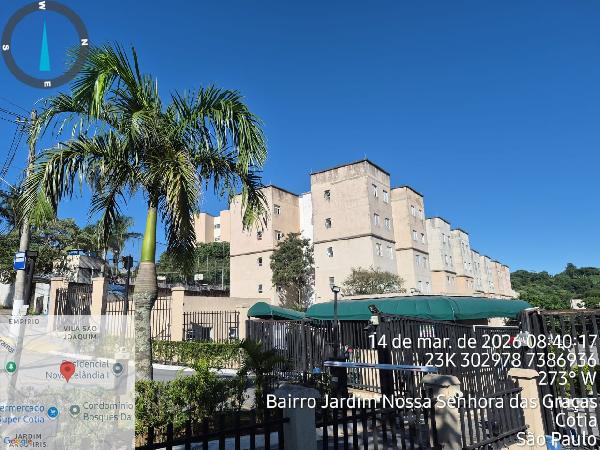 Apartamento em Cotia, Jardim Petropolis, Rua Doutora Aparecida Fernandes De Jesus, N. 191, Apto 03, Bl 9 Tipo 1, SP. Área: 45.11m2