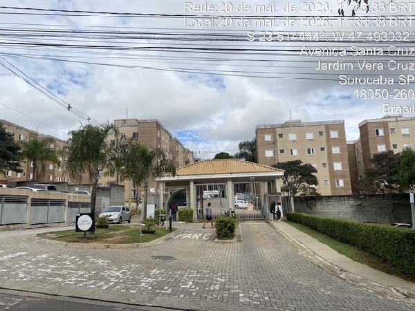 Apartamento em Sorocaba, Jardim Vera Cruz, Avenida Santa Cruz, N. 255, Apto 44, 4º Andar Bloco 22, SP. Área: 47.28m2