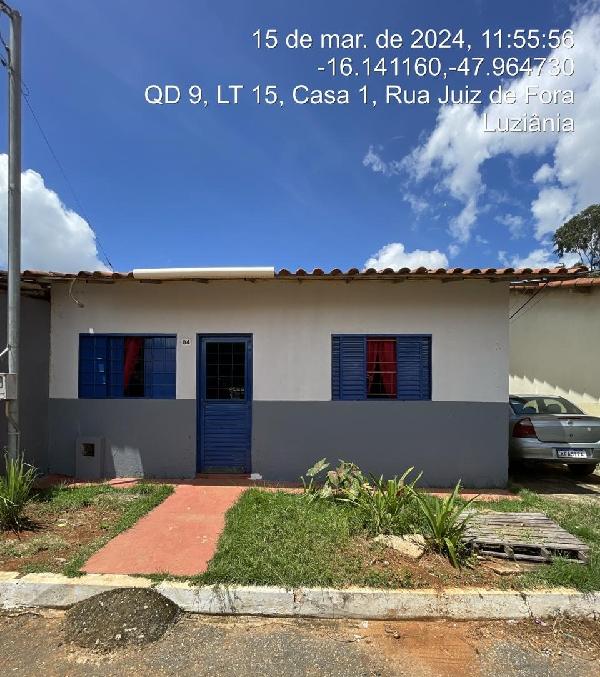 Casa em Luziânia, Chacaras Marajoara, Rua Juiz De Fora, N. .Sn, Casa 04, Lt 15, Qd 09, GO. Área: 56m2