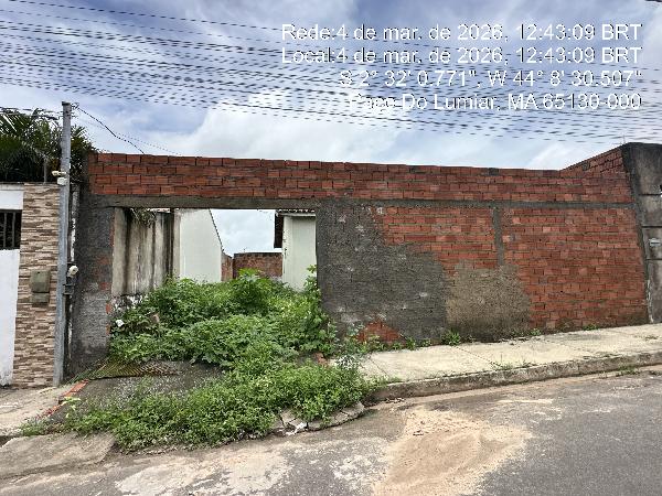 Casa em Paço do Lumiar, Lugar Mercês, Rua 6, N. 18, Qd 20 Lt 18, MA. Área: 56.06m2