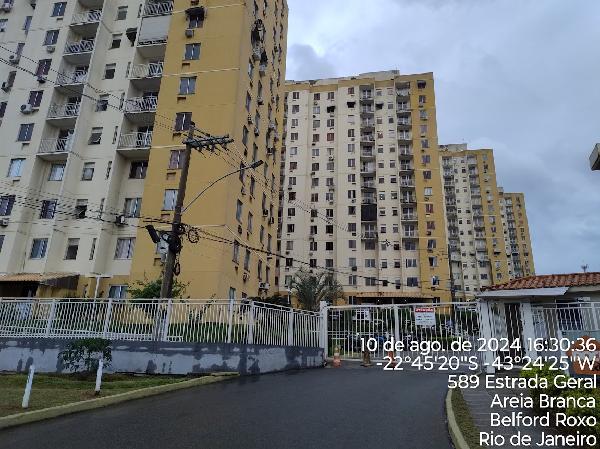 Apartamento em Belford Roxo, Areia Branca, Rua Carolina Ferreira, N. 192, Apto 1305, Bl 04, Lt C, RJ. Área: 46.53m2