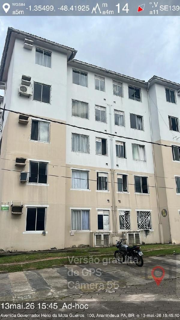 Apartamento em Ananindeua, Coqueiro, Estrada 40 Horas, N. 100, Apto 402, Bl 05, PA. Área: 41.34m2