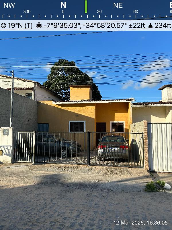 Casa em Santa Rita, Tibiri, Rua Sebastiao Mendes, N. 29, Lt 12a Qd 6b, PB. Área: 42m2