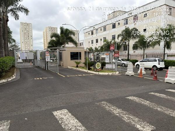 Apartamento em Uberlândia, Gavea Sul, Rua Luzia Neves Fleck, N. 150, Apto 302, Bl 05 Box 393, MG. Área: 43.91m2