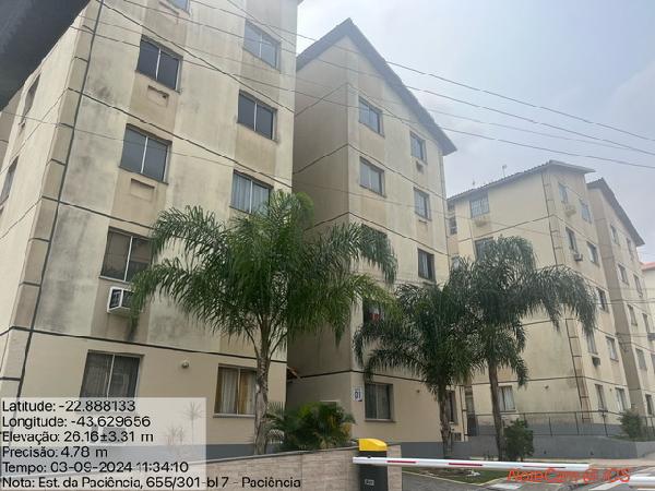 Apartamento em Rio de Janeiro, Paciencia, Estrada Da Paciencia, N. 655, Apto 301, Bl 07, RJ. Área: 45.04m2