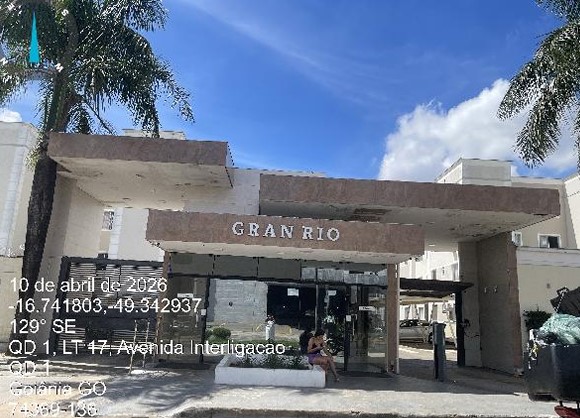 Apartamento em Goiânia, Chacaras Santa Rita, Rua De Interligacao, N. Sn, Apto 211, Bl C Box 134, GO. Área: 44.86m2