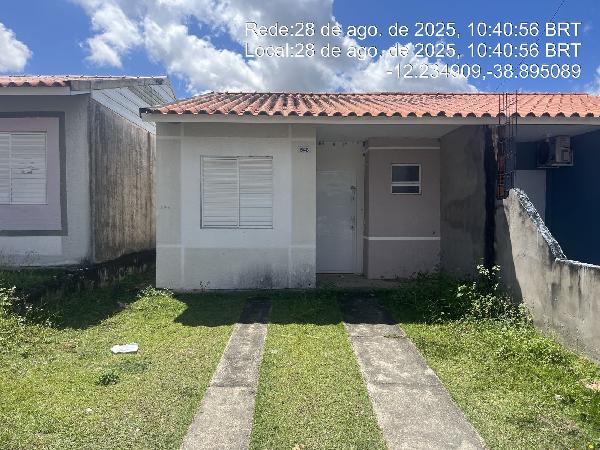 Casa em Feira de Santana, Registro, Estrada Vicinal  Antiga Fazenda SÃO JosÉ Do Coqu, N. Sn, Cs 548, Qd I, Gleba D, BA. Área: 43.58m2