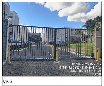 Apartamento em Uberlândia, Chacaras Tubalina E Quartel, Av Imbauba, N. 2200, Apto 302, Bl 01, MG. Área: 43.61m2