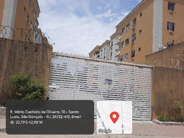 Apartamento em São Gonçalo, Santa Luzia, Rua Guatemala, N. 291, Apto 105, Bl 03 Lt 06 Qd 135, RJ. Área: 59.9m2