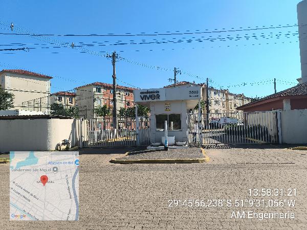 Apartamento em São Leopoldo, Sao Miguel, Avenida Tomaz Edison, N. 3500, Apto 101, Bl 23, RS. Área: 61.42m2