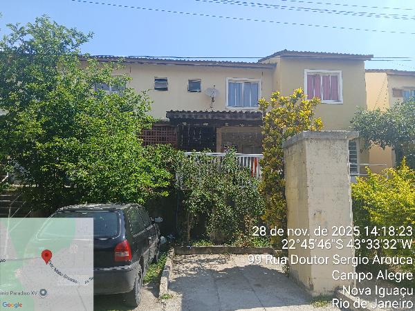Casa em Nova Iguaçu, Campo Alegre, Rua Doutor Sergio Arouca, N. 103, Lt 18, RJ. Área: 58.4m2
