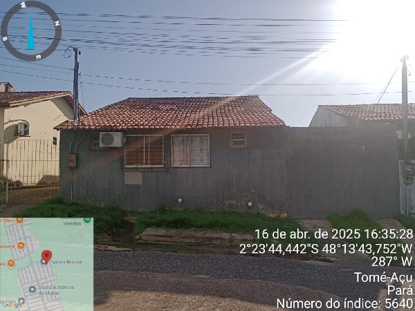 Casa em Tomé-Açu, Quatro Bocas, Rua 18, N. Sn, Lt 10 Qd 21, PA. Área: 60m2