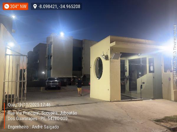 Apartamento em Jaboatão dos Guararapes, Sucupira, Via Principal, N. S/N, Apto 308, Tipo 05 Bl F, PE. Área: 47.69m2
