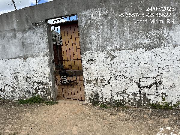 Casa em Ceará-Mirim, Ruy Pereira, Rua Senador Joao Faustino, N. 1064, Lt 21 Qd B, RN. Área: 46.94m2