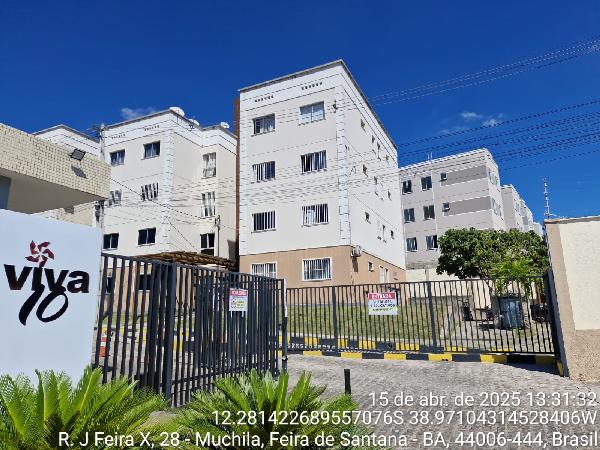 Apartamento em Feira de Santana, Muchila, Rua Argentina, N. 0, Apto 204, Pav 2, Bl 10, BA. Área: 43.65m2