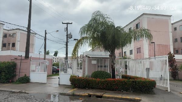 Apartamento em Jaboatão dos Guararapes, Candeias, Rua Carceres, N. 381, Apto 201, Bl 15, PE. Área: 44.51m2
