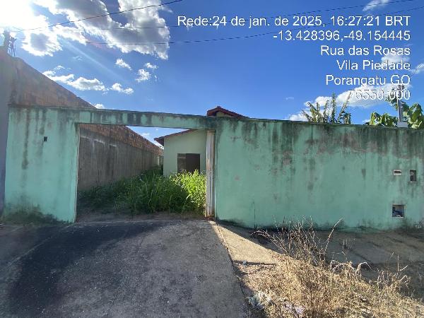 Casa em Porangatu, Residencial Bom Sucesso - 2a Etapa, Rua Das Rosas, N. Sn, Lt 15 Qd G, GO. Área: 55m2