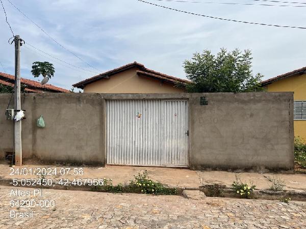 Casa em Altos, Centro, Rua Xiv, N. 285, Lt 10 Qd G, PI. Área: 40.26m2