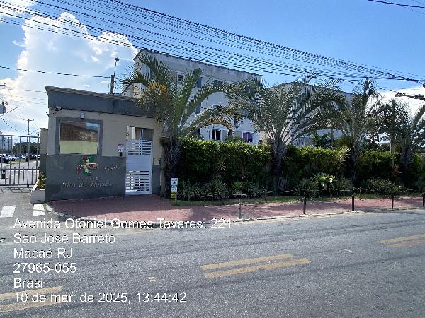Apartamento em Macaé, Sao Jose Do Barreto, Avenida Otoniel Gomes Tavares, N. 945, Apto 104, Bl 05 Vg 154, RJ. Área: 42.16m2