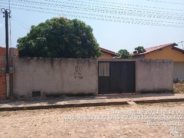 Casa em Altos, Centro, Rua Xiv, N. 475, Lt 06, Qd D, PI. Área: 40.26m2