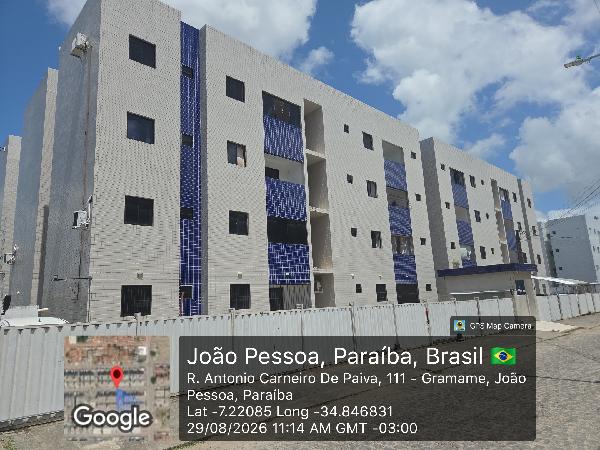 Apartamento em João Pessoa, Gramame, Rua Antonio Carneiro De Paiva, N. 128, Apto 405, Bl B, PB. Área: 57.21m2 Apartamento em João Pessoa, Gramame, Rua Antonio Carneiro De Paiva, N. 128, Apto 405, Bl B, PB. Área: 57.21m2