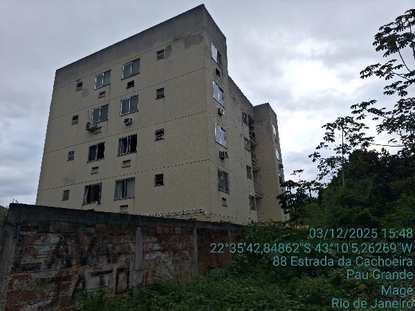 Apartamento em Magé, Cachoeira Grande (rio Do Ouro), Estrada Da Cachoeira, N. 71, Apto 404, Residencial Bella Vista, RJ. Área: 41.45m2