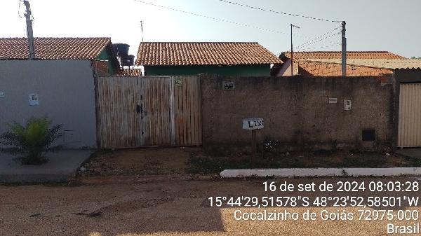 Casa em Cocalzinho de Goiás, Centro, Quadra 20, N. Sn, Lt 18 Rua 10, GO. Área: 51.12m2