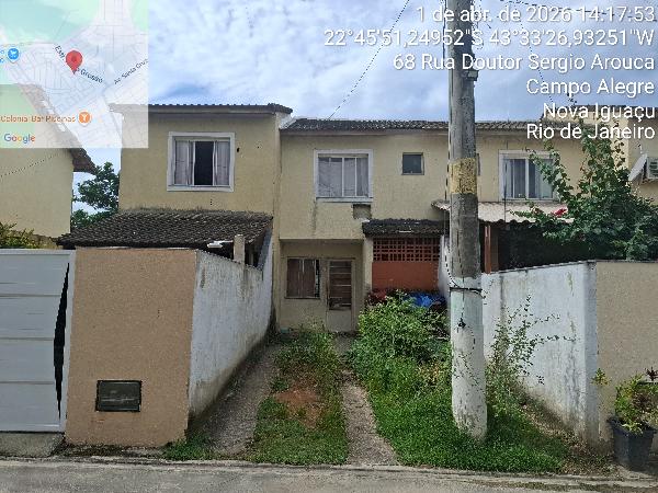 Casa em Nova Iguaçu, Campo Alegre, Rua Doutor Sergio Arouca, N. 67, Cs 67, RJ. Área: 58.4m2