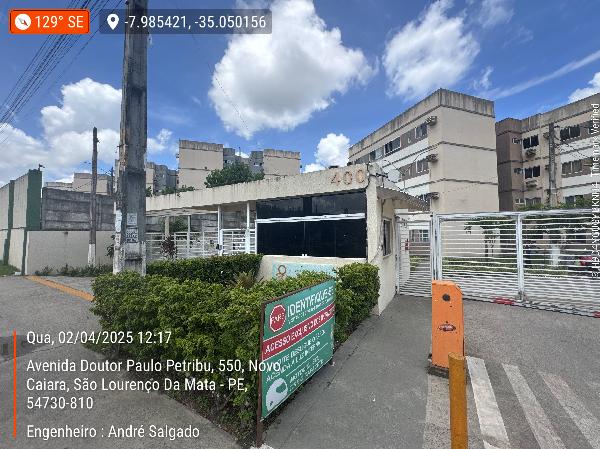 Apartamento em São Lourenço da Mata, Ti·ma, Avenida Doutor Paulo Petribu, N. 400, Apto 203, Bl 01 Bosque D Gleba 03, PE. Área: 45.35m2