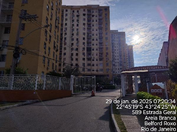 Apartamento em Belford Roxo, Areia Branca, Rua Carolina Ferreira, N. 192, Apto 403, Bl 03, Lt C, RJ. Área: 44.11m2