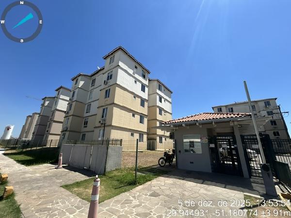 Apartamento em Canoas, Fatima, Rua Oliveira Viana, N. 491, Apto 149, Bl M, RS. Área: 42.7m2
