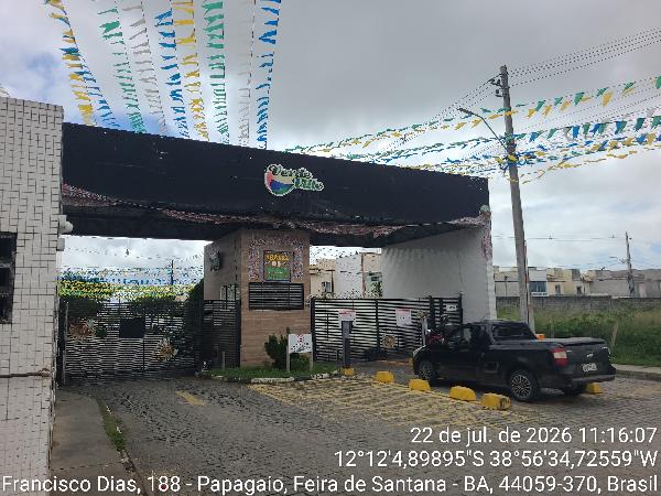 Sobrado em Feira de Santana, Papagaio, Estrada Do Papagaio, N. Sn, Vilage 224 Qd G, BA. Área: 44.54m2